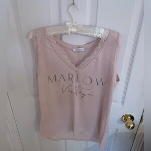 🪄🩰 HARLOW VINTAGE🩰✨Light Pink Tank Top